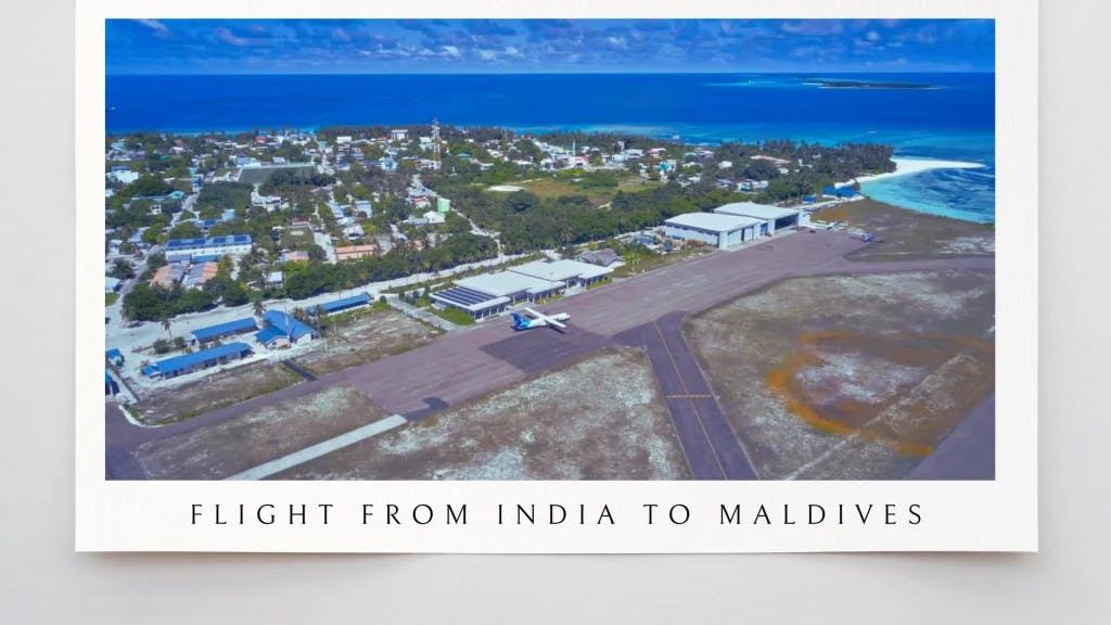 How to get a Direct Commercial Flight From India To Maldives